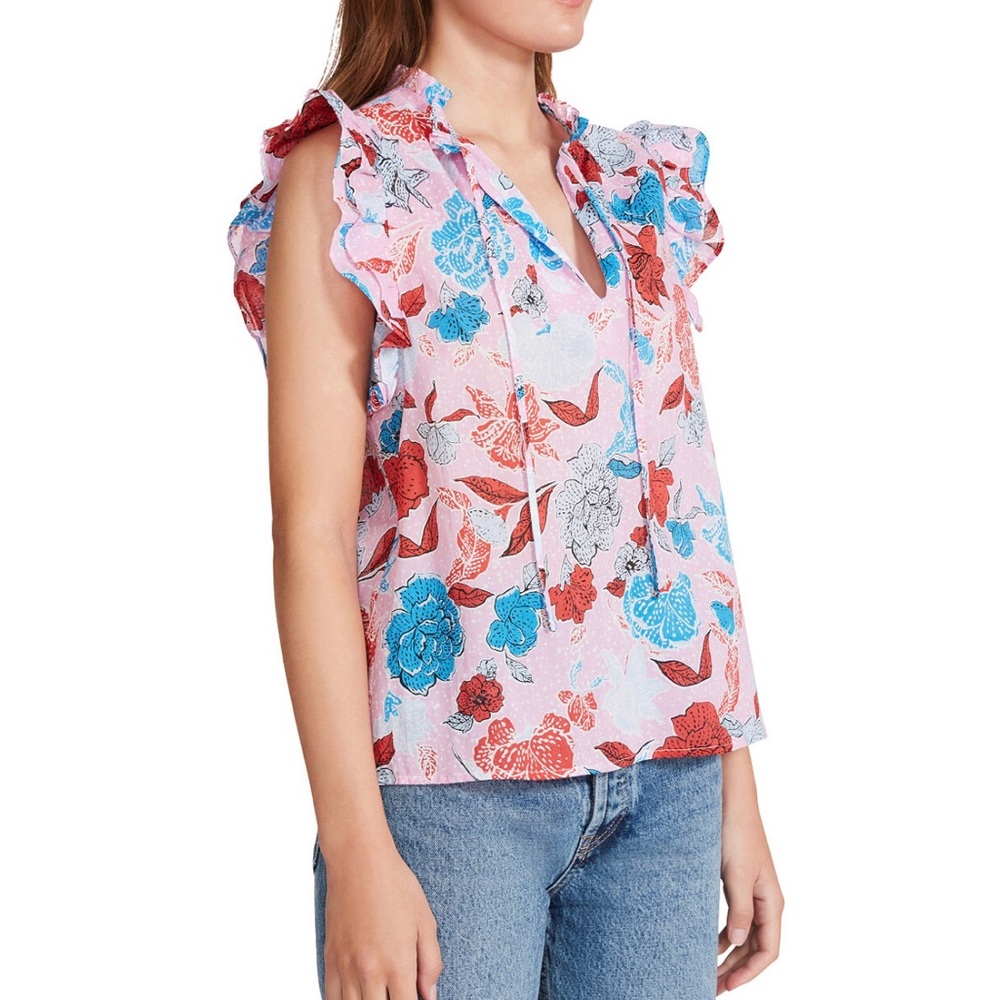 BB Dakota by Steve Madden Flutter Away Top pink size Small. New with tags